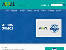 Tablet Screenshot of abral.org.br